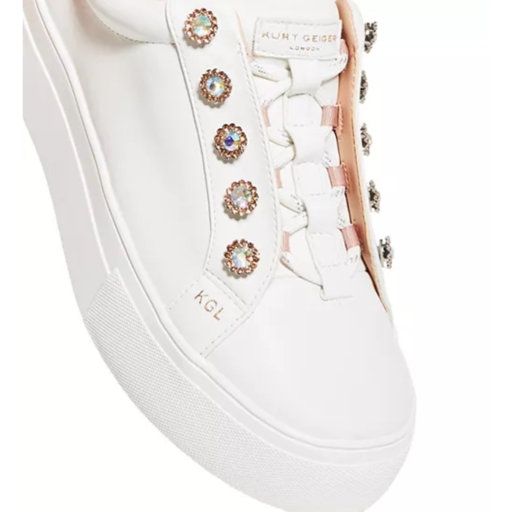 Kurt Geiger London Liviah Platform Sneakers - Picture 2 of 8